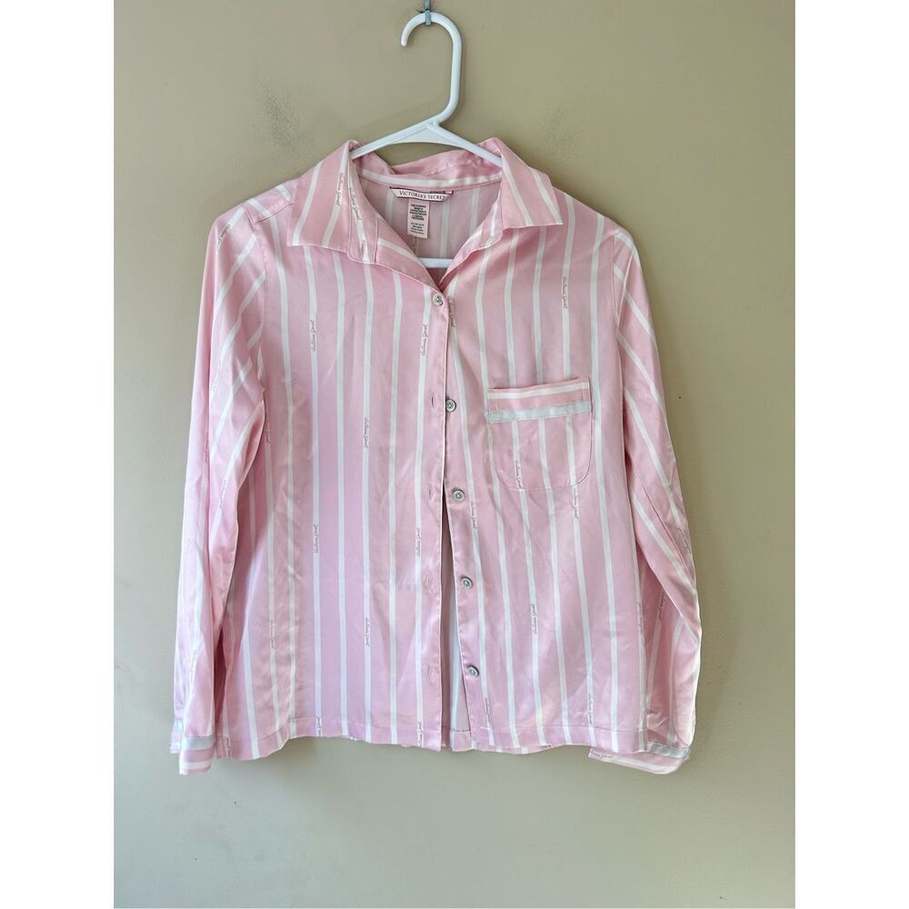 satin pajama top